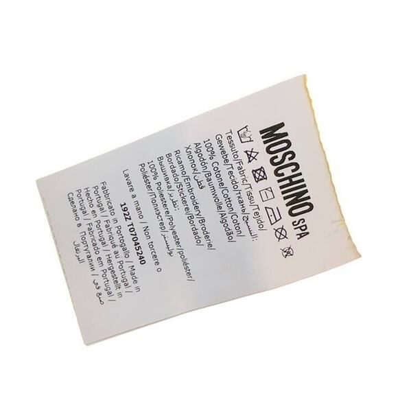 Moschino MMXIX Logo Yellow T Shirt - Picture 5 of 5